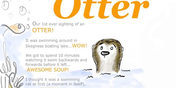Skegness Otter Sighting Illustration