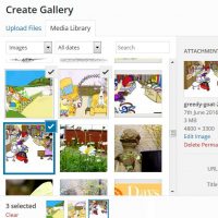 WordPress Create Gallery